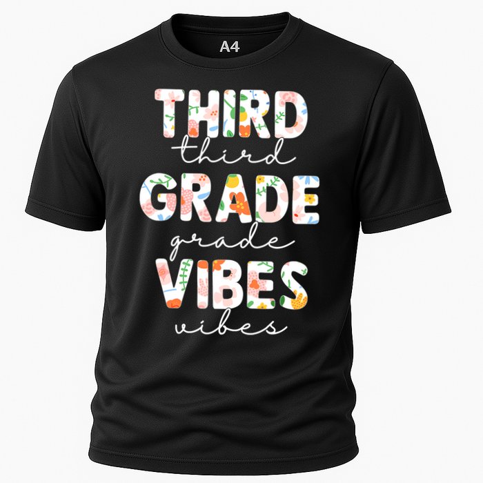 Back To School Third Grade Vibes First Day Teacher Performance Shirt