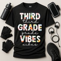 Back To School Third Grade Vibes First Day Teacher Performance Shirt