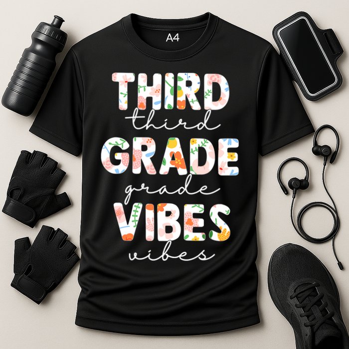 Back To School Third Grade Vibes First Day Teacher Performance Shirt