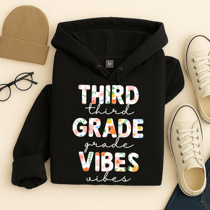 Back To School Third Grade Vibes First Day Teacher Hoodie