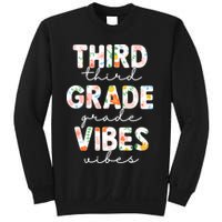 Back To School Third Grade Vibes First Day Teacher Sweatshirt