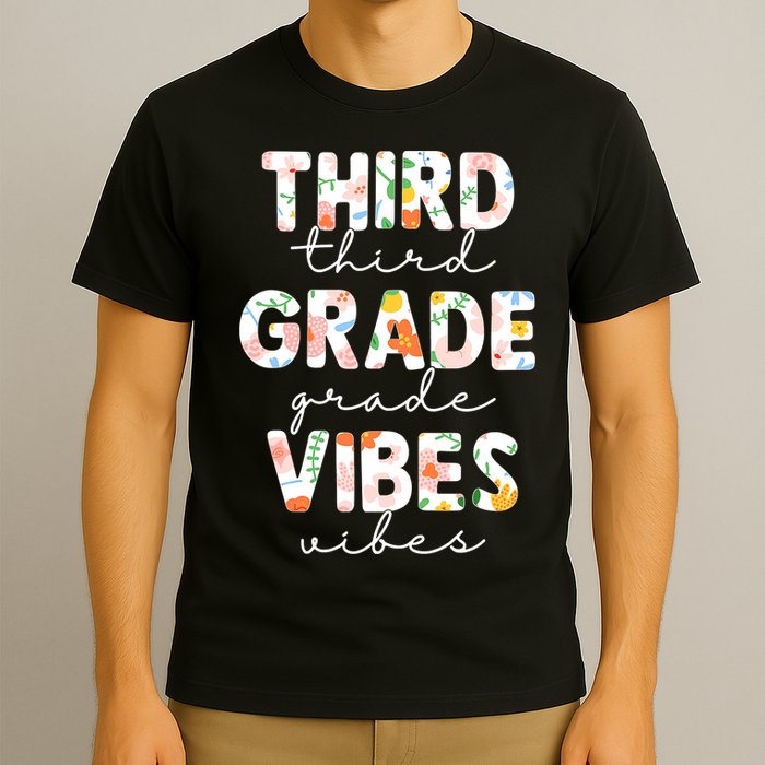 Back To School Third Grade Vibes First Day Teacher T-Shirt