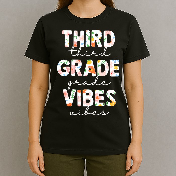 Back To School Third Grade Vibes First Day Teacher T-Shirt