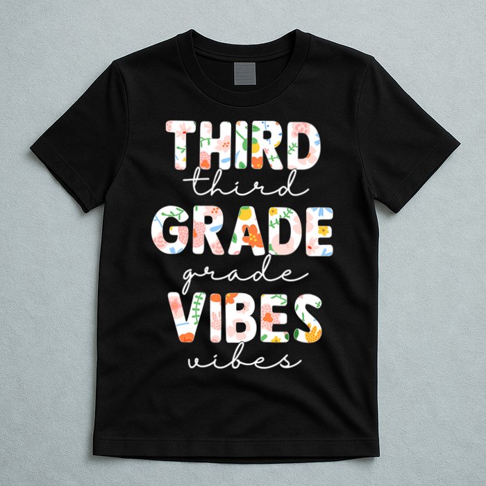Back To School Third Grade Vibes First Day Teacher T-Shirt