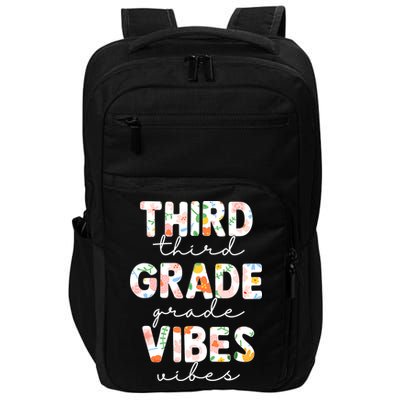 Back To School Third Grade Vibes First Day Teacher Impact Tech Backpack