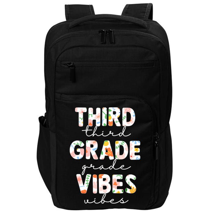 Back To School Third Grade Vibes First Day Teacher Impact Tech Backpack