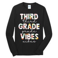 Back To School Third Grade Vibes First Day Teacher Tall Long Sleeve T-Shirt