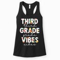 Back To School Third Grade Vibes First Day Teacher Womens Tank Top