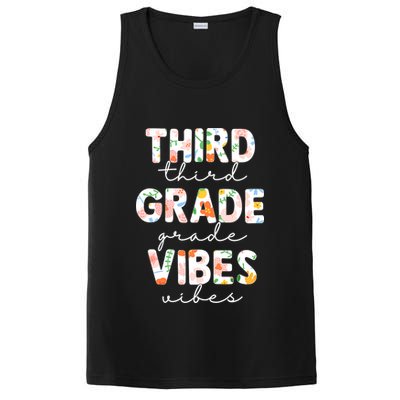 Back To School Third Grade Vibes First Day Teacher PosiCharge Competitor Tank