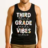 Back To School Third Grade Vibes First Day Teacher Tank Top