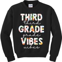 Back To School Third Grade Vibes First Day Teacher Kids Sweatshirt
