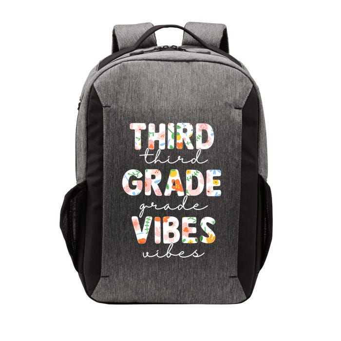 Back To School Third Grade Vibes First Day Teacher Vector Backpack