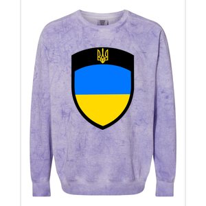 Big Tactical Shield 5 11 Stand With Ukraine Volodymyr Zelenskyy Trident Military Colorblast Crewneck Sweatshirt