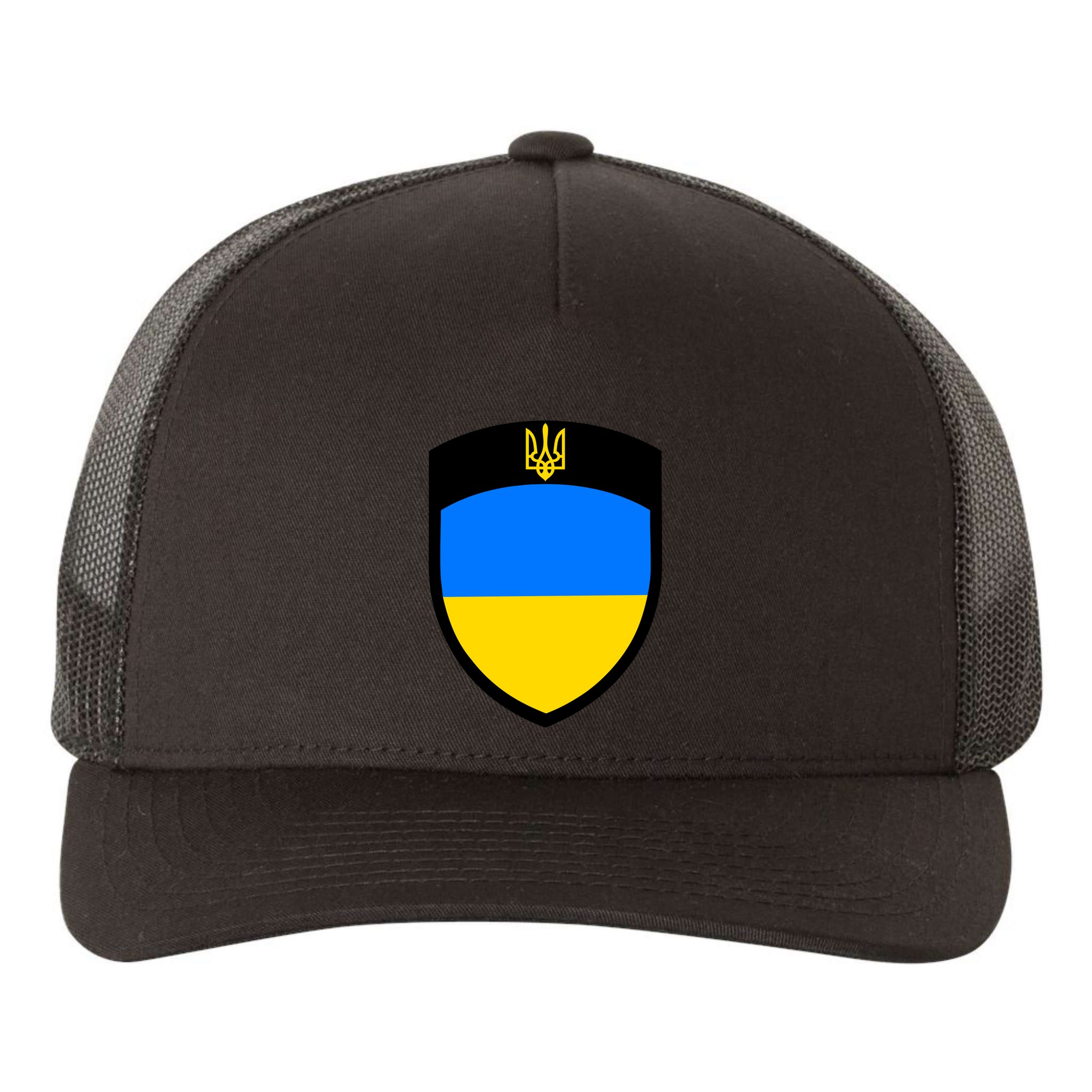 Big Tactical Shield 5 11 Stand With Ukraine Volodymyr Zelenskyy Trident Military Yupoong Adult 5-Panel Trucker Hat