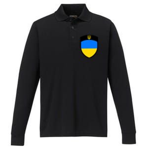 Big Tactical Shield 5 11 Stand With Ukraine Volodymyr Zelenskyy Trident Military Performance Long Sleeve Polo