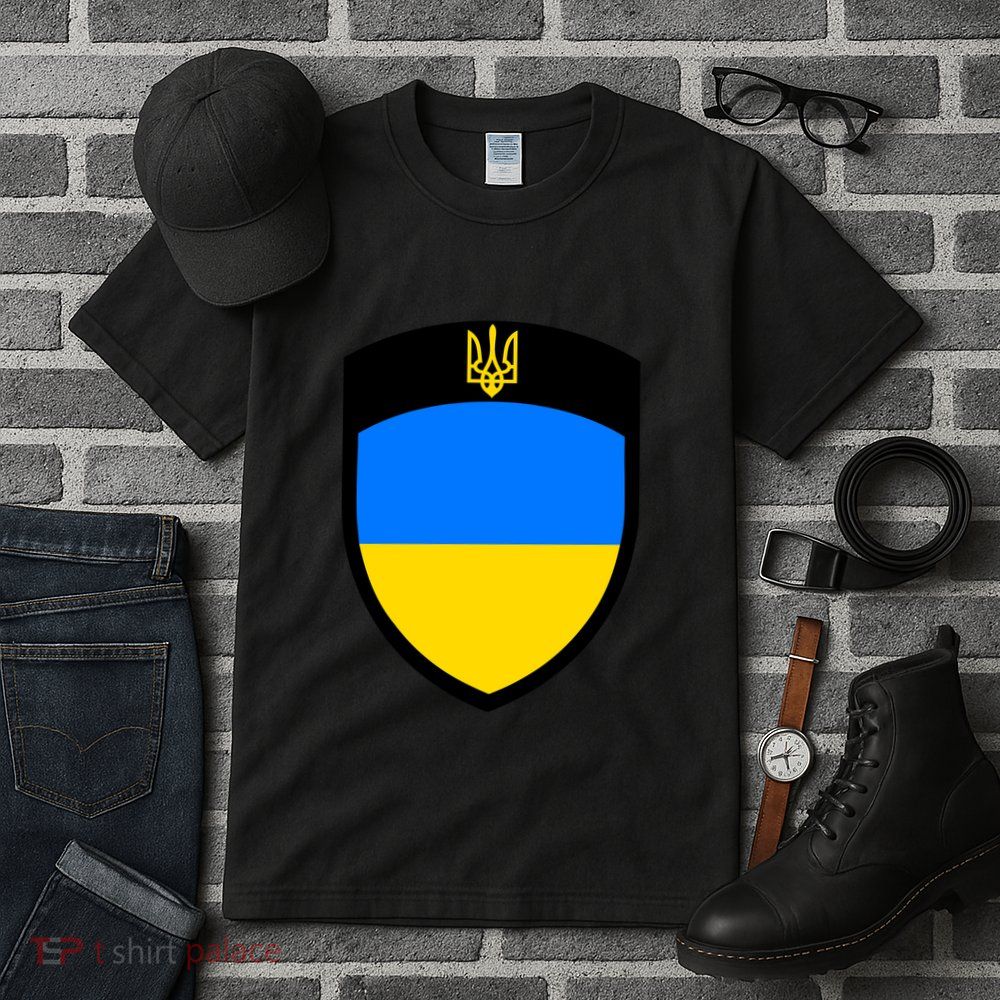 Big Tactical Shield 5 11 Stand With Ukraine Volodymyr Zelenskyy Trident Military Tall T-Shirt
