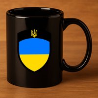 Big Tactical Shield 5 11 Stand With Ukraine Volodymyr Zelenskyy Trident Military 11oz C Handle Ceramic Mug