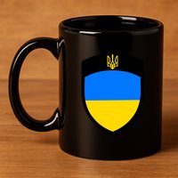 Big Tactical Shield 5 11 Stand With Ukraine Volodymyr Zelenskyy Trident Military 11oz C Handle Ceramic Mug
