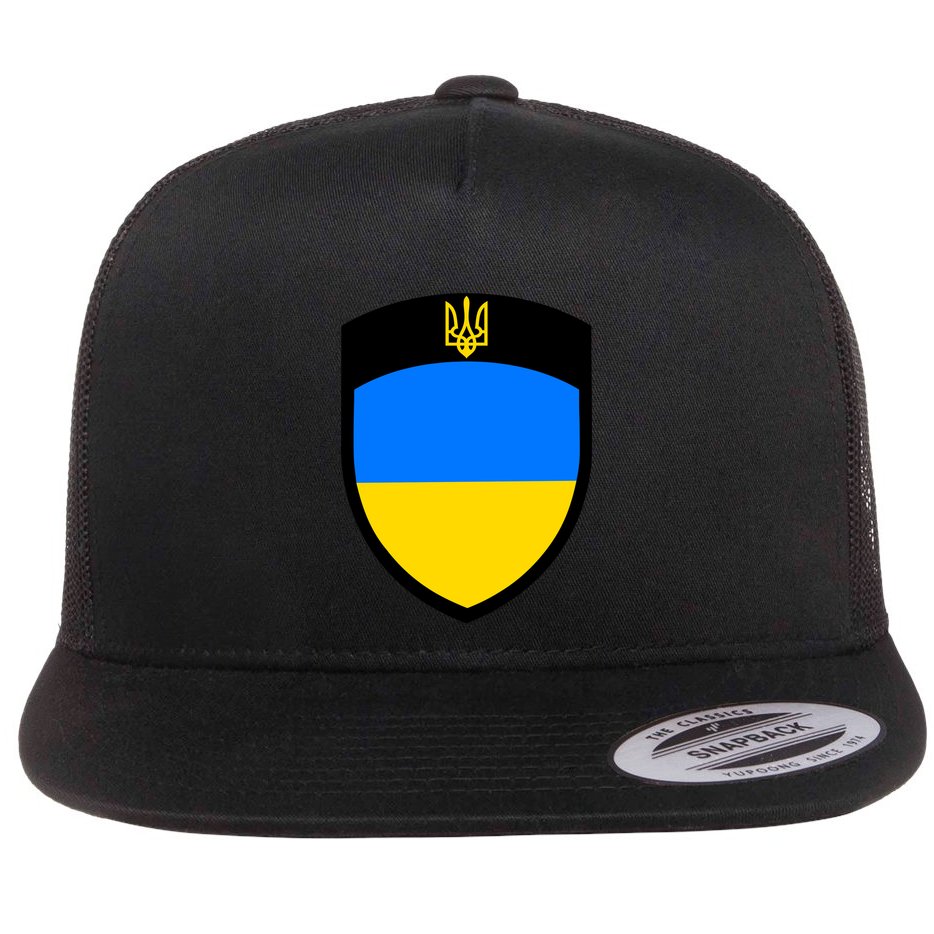 Big Tactical Shield 5 11 Stand With Ukraine Volodymyr Zelenskyy Trident Military Flat Bill Trucker Hat