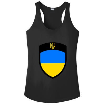 Big Tactical Shield 5 11 Stand With Ukraine Volodymyr Zelenskyy Trident Military Ladies PosiCharge Competitor Racerback Tank