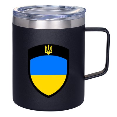 Big Tactical Shield 5 11 Stand With Ukraine Volodymyr Zelenskyy Trident Military 12oz Stainless Steel Coffee Mug