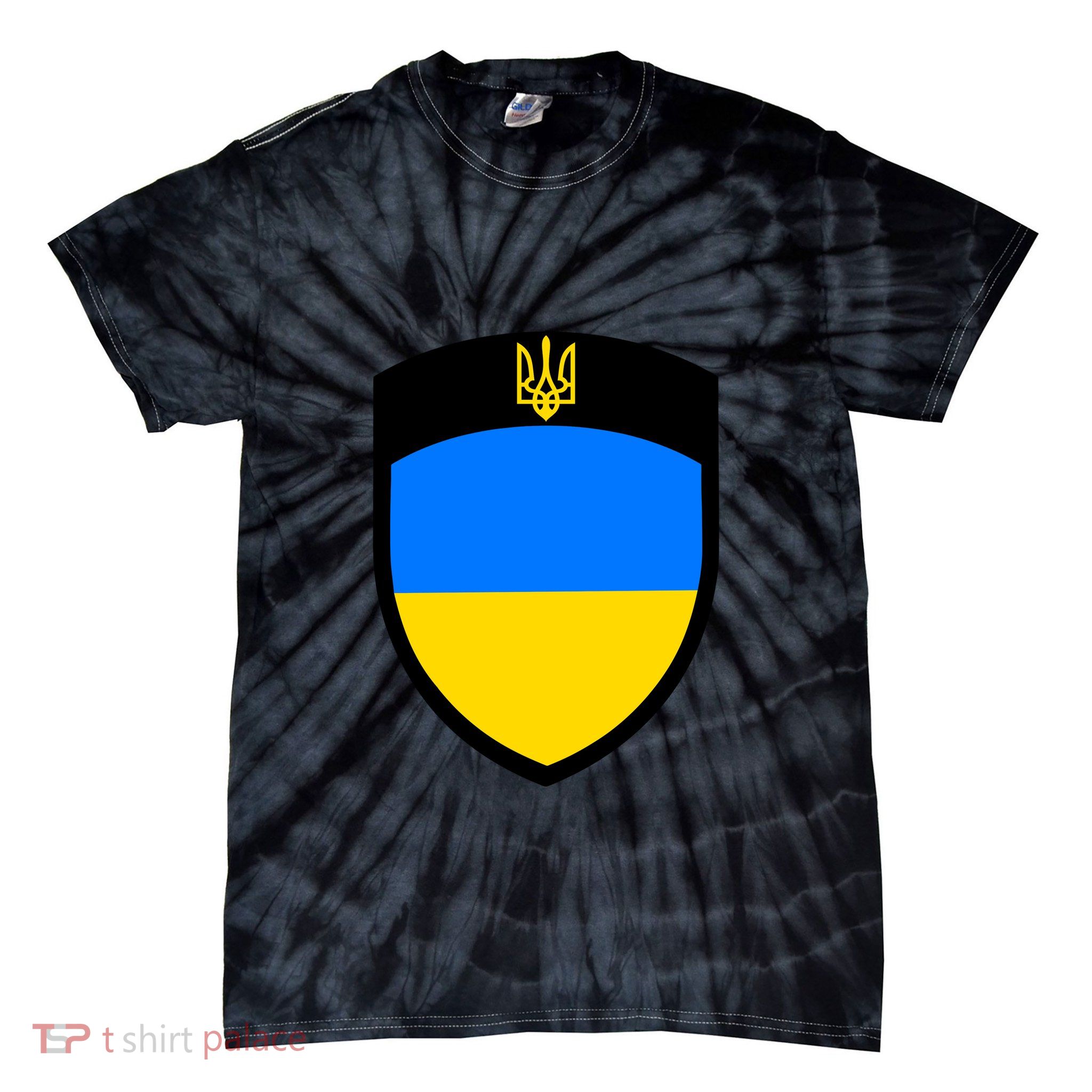 Big Tactical Shield 5 11 Stand With Ukraine Volodymyr Zelenskyy Trident Military Tie-Dye T-Shirt