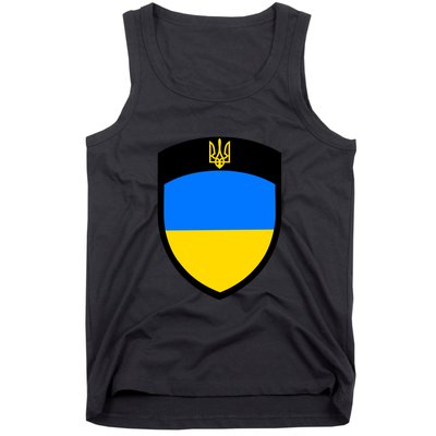 Big Tactical Shield 5 11 Stand With Ukraine Volodymyr Zelenskyy Trident Military Tank Top