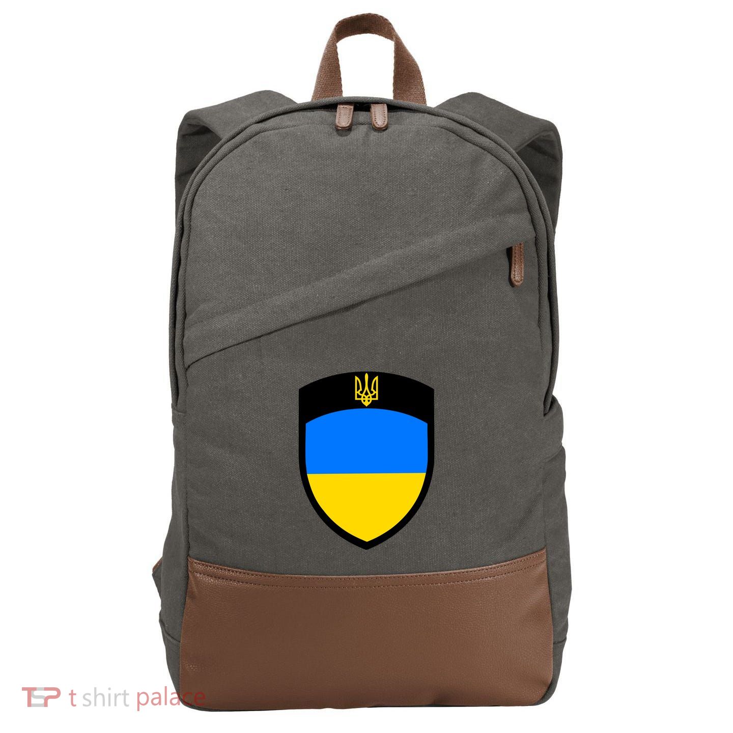 Big Tactical Shield 5 11 Stand With Ukraine Volodymyr Zelenskyy Trident Military Cotton Canvas Backpack
