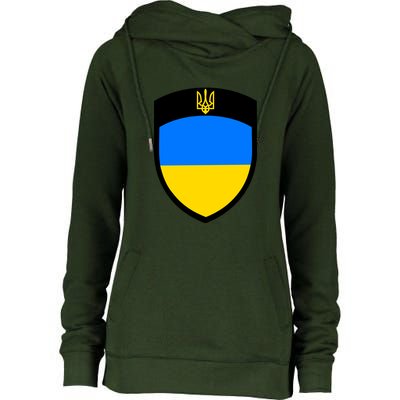 Big Tactical Shield 5 11 Stand With Ukraine Volodymyr Zelenskyy Trident Military Womens Funnel Neck Pullover Hood