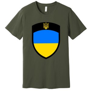 Big Tactical Shield 5 11 Stand With Ukraine Volodymyr Zelenskyy Trident Military Premium T-Shirt