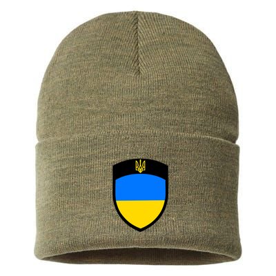 Big Tactical Shield 5 11 Stand With Ukraine Volodymyr Zelenskyy Trident Military Sustainable Knit Beanie