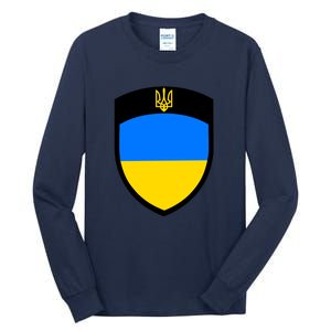 Big Tactical Shield 5 11 Stand With Ukraine Volodymyr Zelenskyy Trident Military Tall Long Sleeve T-Shirt