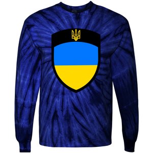 Big Tactical Shield 5 11 Stand With Ukraine Volodymyr Zelenskyy Trident Military Tie-Dye Long Sleeve Shirt