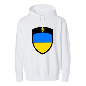 Big Tactical Shield 5 11 Stand With Ukraine Volodymyr Zelenskyy Trident Military Garment-Dyed Fleece Hoodie