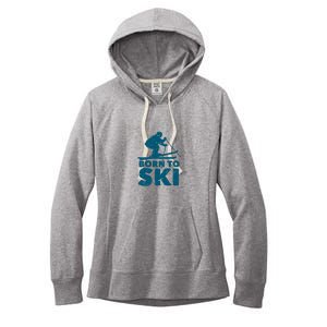 Born To Ski Women's Fleece Hoodie