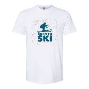 Born To Ski Softstyle CVC T-Shirt