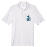 Born To Ski Men's Origin Performance Pique Polo