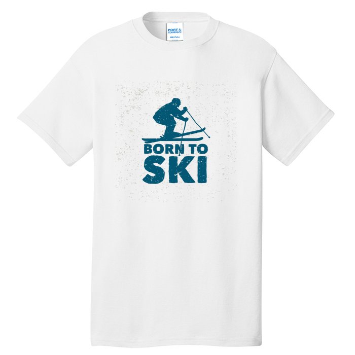 Born To Ski Tall T-Shirt