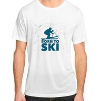 Born To Ski Adult ChromaSoft Performance T-Shirt