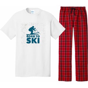 Born To Ski Pajama Set