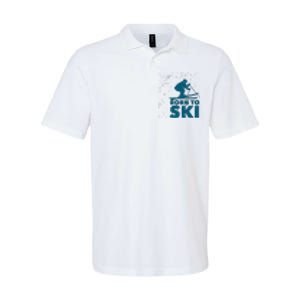 Born To Ski Softstyle Adult Sport Polo