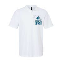 Born To Ski Softstyle Adult Sport Polo