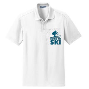 Born To Ski Dry Zone Grid Polo