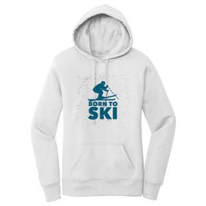 Born To Ski Women's Pullover Hoodie