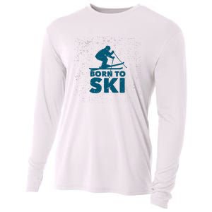 Born To Ski Cooling Performance Long Sleeve Crew