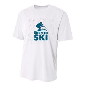 Born To Ski Performance Sprint T-Shirt