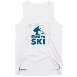 Born To Ski Tank Top