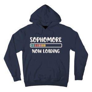 Back To School 10th Grade 10 Sophomore Now Loading Tall Hoodie