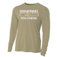 Back To School 10th Grade 10 Sophomore Now Loading Cooling Performance Long Sleeve Crew