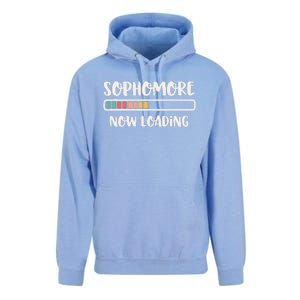 Back To School 10th Grade 10 Sophomore Now Loading Unisex Surf Hoodie